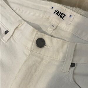 PAIGE Women's Skinny Jeans in White